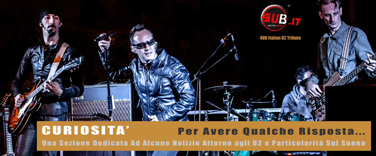4UB Italian U2 Tribute - Curiosità